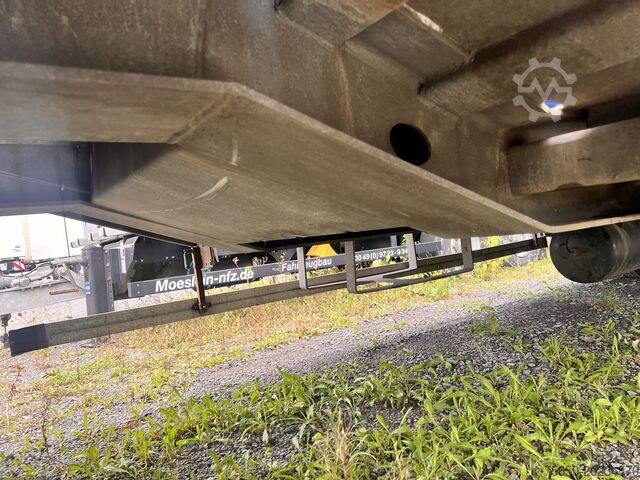 Lavtlaster tilhenger Möslein TA3 Schwebheim  3 Achs Tieflader, Verzinkt