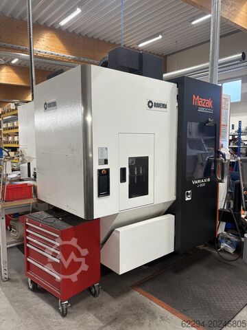 Mazak Variaxis J 500 SmoothG de 2018 Mazak Variaxis J 500 SmoothG