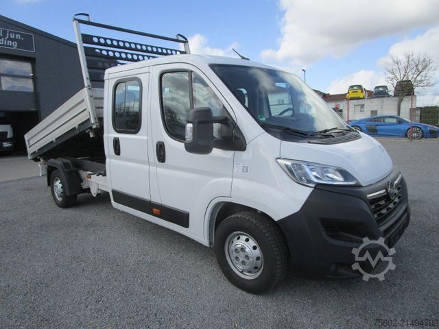 Tippbil skåpbil OPEL Movano 140PS*DOKA+3-Seiten Kipper+DOKA+KLIMA*