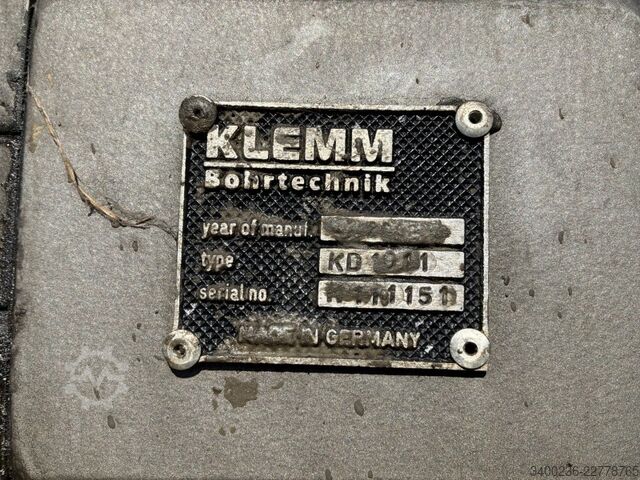 1992 Klem KR806D máquina perforadora horizontal Klem KR806D