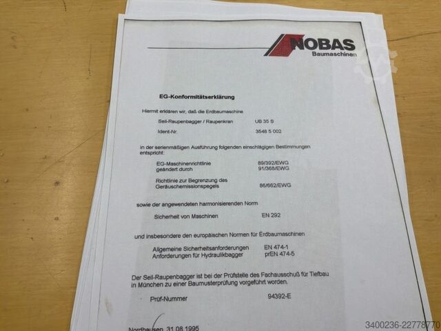 Raupenbagger Nobas UB35S