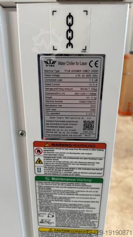Kylare för lasersystem Tongfei TFLW-6000WDR
