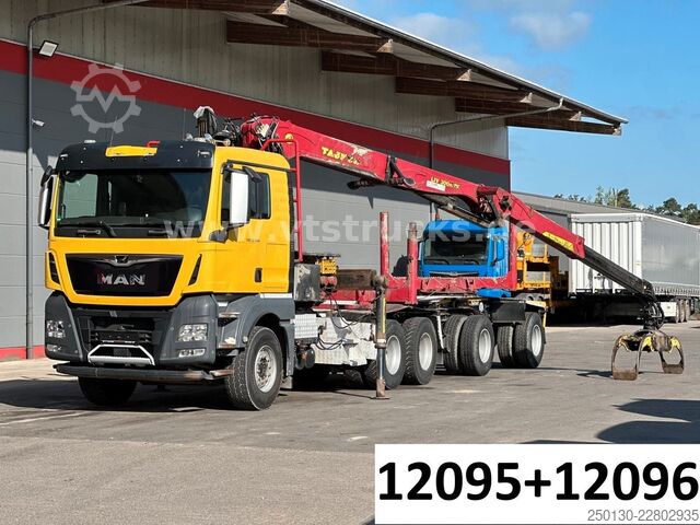 Camión forestal MAN TGX  33.540 6x4 BL  Langholz TAJFUN