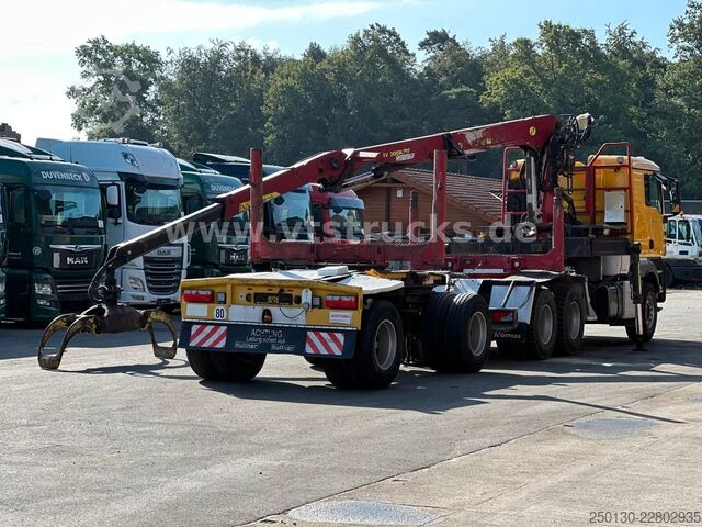 Camión forestal MAN TGX  33.540 6x4 BL  Langholz TAJFUN