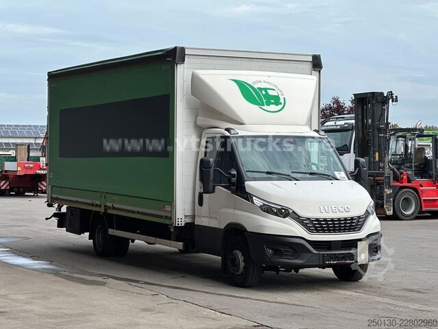 Aizkaru sānu furgons IVECO Daily 70 C Pritsche-Plane Laddebordwand