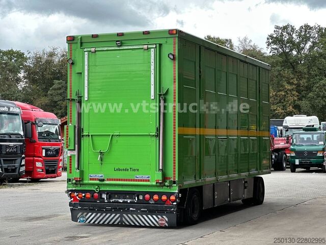 Horse transport trailer MENKE-JANZEN 3.Stock & Aggregat/Hubdach/BPW/54m²