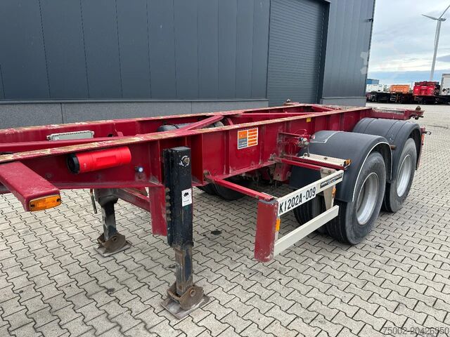 Kontejnerski transport Van Hool 2 AXLE 20FT TIPPING-CHASSIS, TWIN-TIRES, BPW + ...