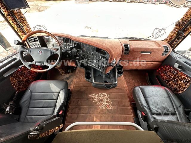 Roll-off-kippi kuorma-auto SCANIA R730 V8 6x2 JOBA Abrollkipper