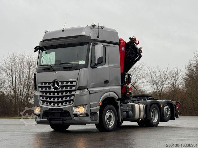 Schwerlast LKW/SZM MERCEDES-BENZ Arocs 2552 6x2 Lift Achse HMF 4020