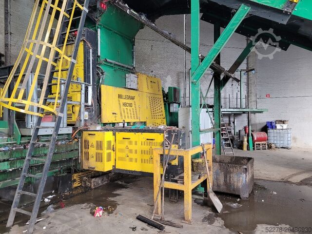 Bollegraaf HBC100k (75kW) + CONVEYOR Bollegraaf HBC100 (75kW) + crosswires