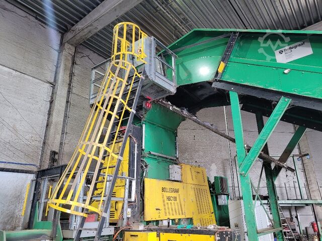 Bollegraaf HBC100k (75kW) + CONVEYOR Bollegraaf HBC100 (75kW) + crosswires