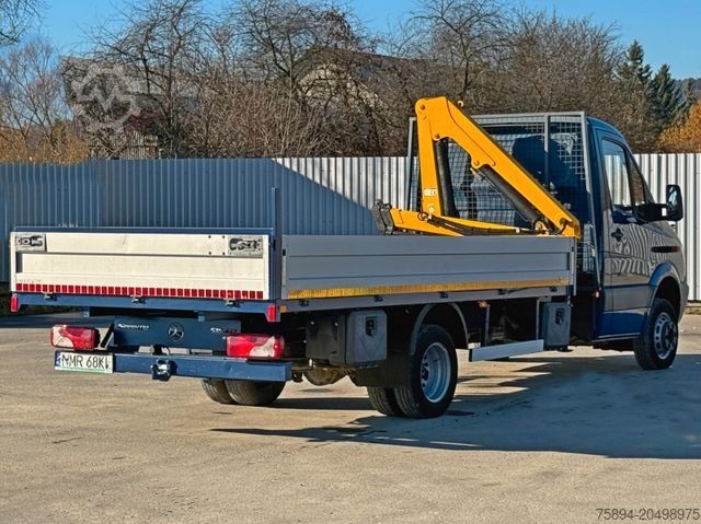 רכב מסחרי עם מנוף מותקן על משאית MERCEDES-BENZ Sprinter 516 CDI * EFFER 35 2S * TOP