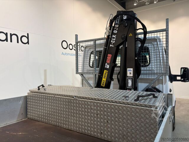 Platform truck with crane Mercedes-Benz Sprinter 314 CDI RWD L3 Open Laadbak / Hiab T-C...