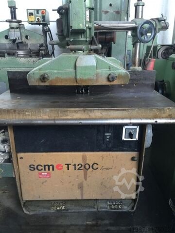 SCM T 120 C mit Rollenvorschub + Werkzeugen