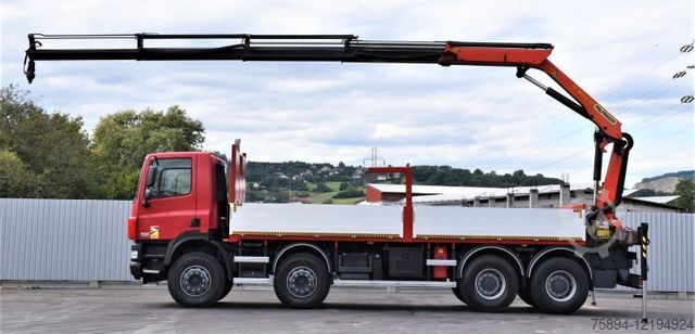 Кран-манипулятор на шасси грузовика DAF CF 85.410 Pritsche 6,80m + KRAN / FUNK/8x4