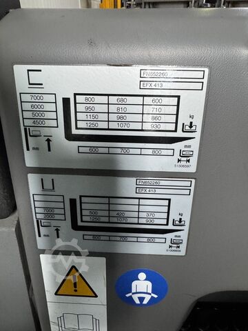 EFX 413 X + i = Насочване на кабела !! Триплекс FFL !! JUNGHEINRICH EFX 413 X + i = Wire Guidance !! Triplex FFL !!