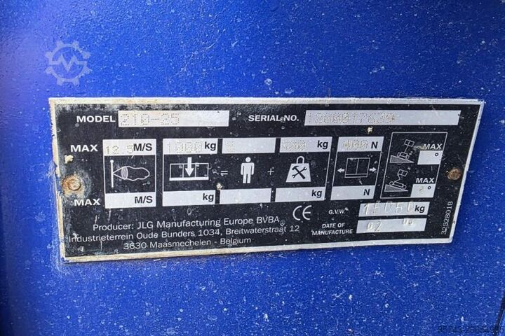 Elevador de tijera JLG 210-25 Diesel, 4x4 Drive, 23m Working Height, 1000