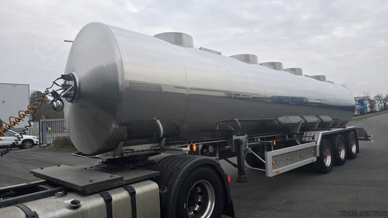 Tankauflieger Magyar Edelstahltankauflieger 27500 - 5 Kammern