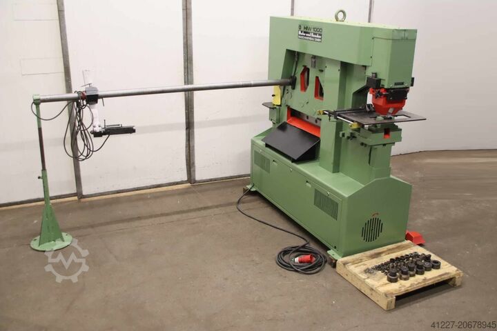 Profielstaalschaar stans, 5-voudig gecombineerd Mubea HIW 1000