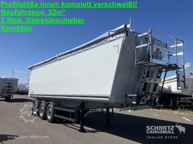 Trailer truk bak jungkit Schmitz Cargobull Kipper Alukastenmulde 52m³