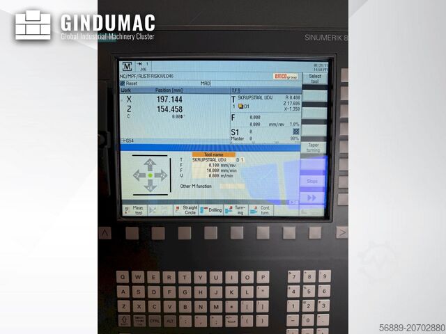 Horizontal Turning Machine EMCO Emcomat E-200