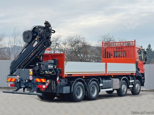 Truck mounted crane RENAULT K 430 * HIAB 211 EP - 5 HIDUO+ FUNK * 8x4