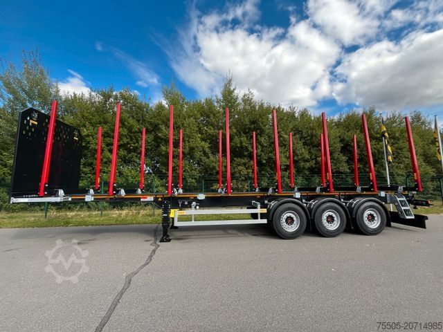 Log semitrailer DOLL 3-Achs-Sattelauflieger LOGO 12
