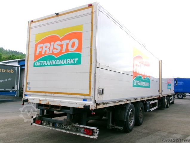 Içecek kamyonu MERCEDES-BENZ 2543 Actros*2x 7,7 m Schwenkwand*kpl Zug*MSH*Ret