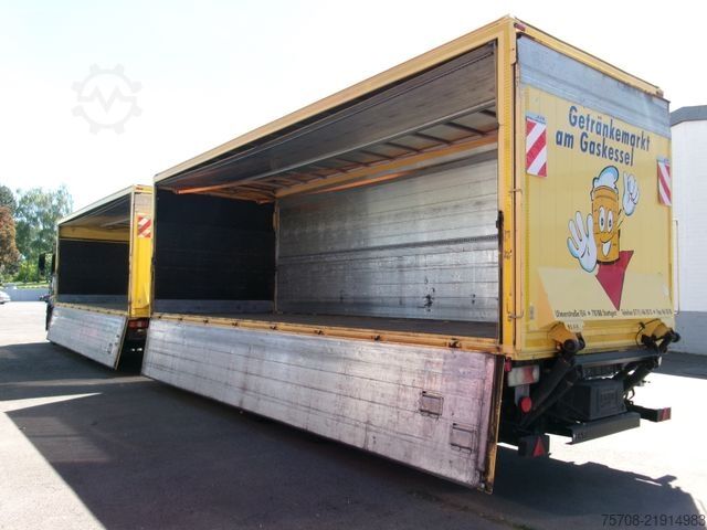 Içecek kamyonu MERCEDES-BENZ 2543 Actros*kpl Zug*2x 7,6 m Schwenkwand*LBW*NLA