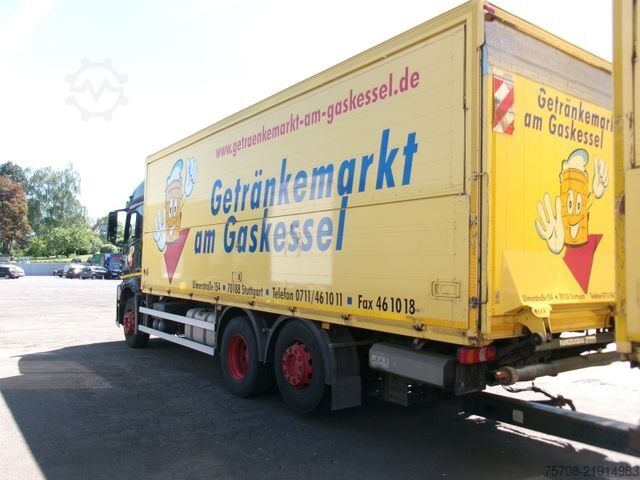 Içecek kamyonu MERCEDES-BENZ 2543 Actros*kpl Zug*2x 7,6 m Schwenkwand*LBW*NLA