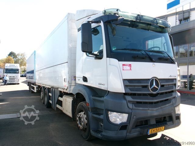 Içecek kamyonu MERCEDES-BENZ 2540 Antos*7,7 m Schwenkwand*LBW*Lift/Lenk*Diff.