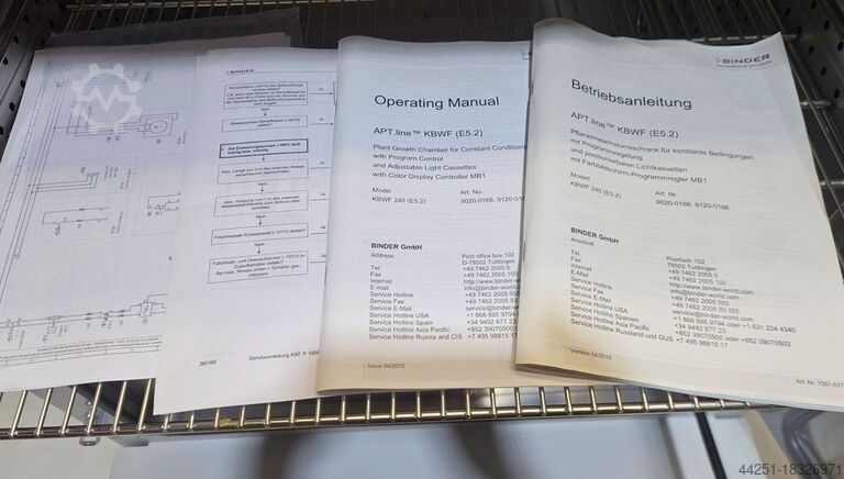 Wachstumsschrank Klimaprüfschrank BINDER GmbH KBWF 240