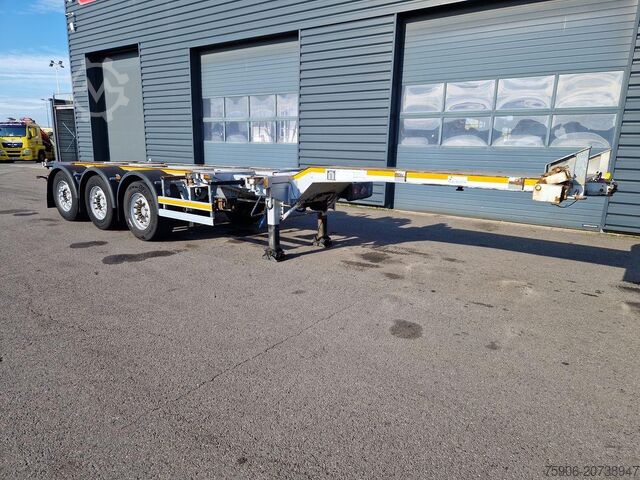 Long material semitrailer Lecitrailer PORTE CONTENEURS MULTI POSITIONS
