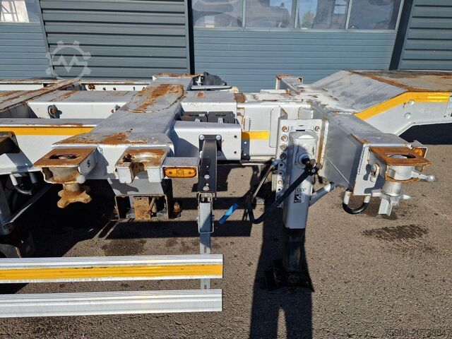 Long material semitrailer Lecitrailer PORTE CONTENEURS MULTI POSITIONS