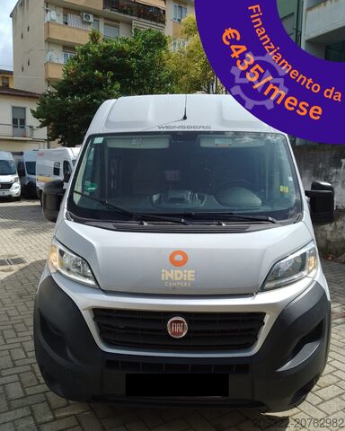 Husvagn/husbils Fiat Weinsberg Carabus 600 K | 4 Posti Letto | Completamente Attrezzato