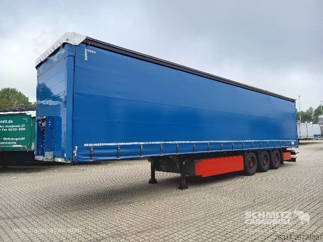 Atvira puspriekabė su tentu Schmitz Cargobull Curtainsider Standard Getränke