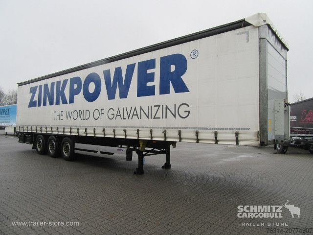 Atvira puspriekabė su tentu Schmitz Cargobull Curtainsider Standard Getränke