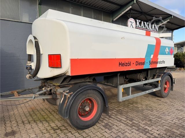 Rimorchio cisterna SPEIER 2-Achs Tank Anhänger 3-Kammer 19.350Ltr