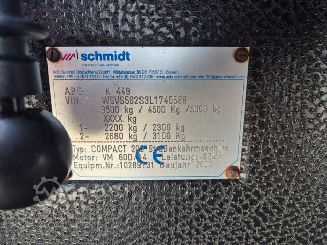 Gatvių valymo mašina SCHMIDT Swingo Compact 200+ Winterdienst Klima