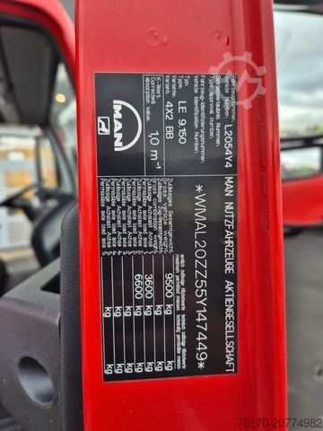 Specialios paskirties sunkvežimis MAN LE 9.150 Feuerwehr Schmitz GW-6 Gerätewagen