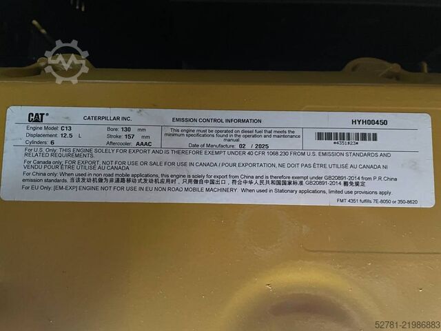 Agregado Caterpillar DE400E0 - C13 - 400kVA Generator - DPX-18023