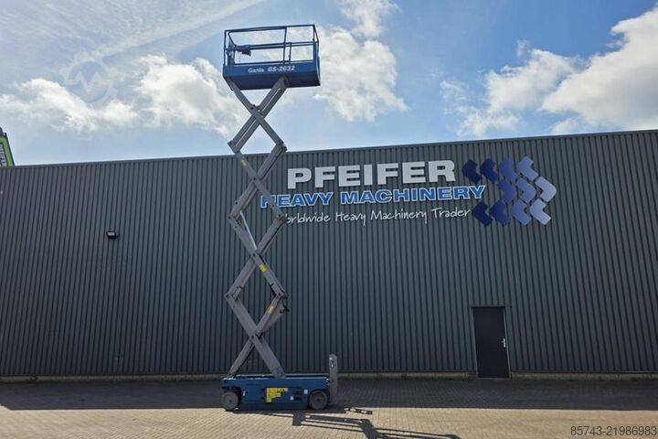 Käärkahveltõstuk Genie GS2632 Electric, 10m Working Height, 227kg Capacit