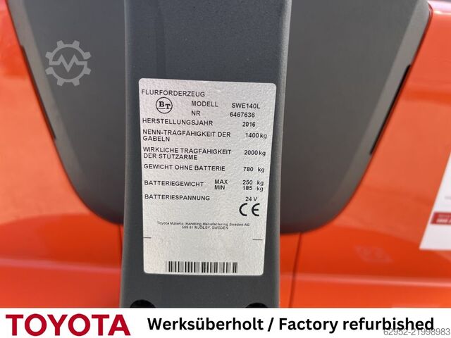 Manuell staplare Toyota SWE 140 L / 190 Std.!