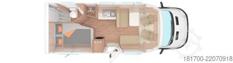 セミインテグレーテッドキャンピングカー Weinsberg CaraLoft 650 MF *TraumMobil*Ersparnis 31.346¤*