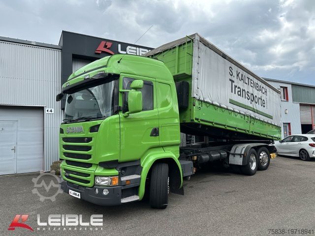 Truk bak dump tiga sisi SCANIA R 450 6x2*4 *HGE Getreide Kipper*Komplettzug*