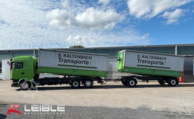 Truk bak dump tiga sisi SCANIA R 450 6x2*4 *HGE Getreide Kipper*Komplettzug*