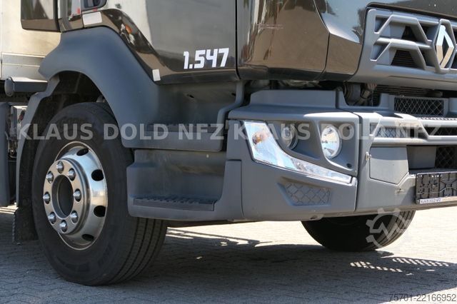 Camión caja RENAULT D 16.280 Koffer 16t Vollluft LBW Euro 6