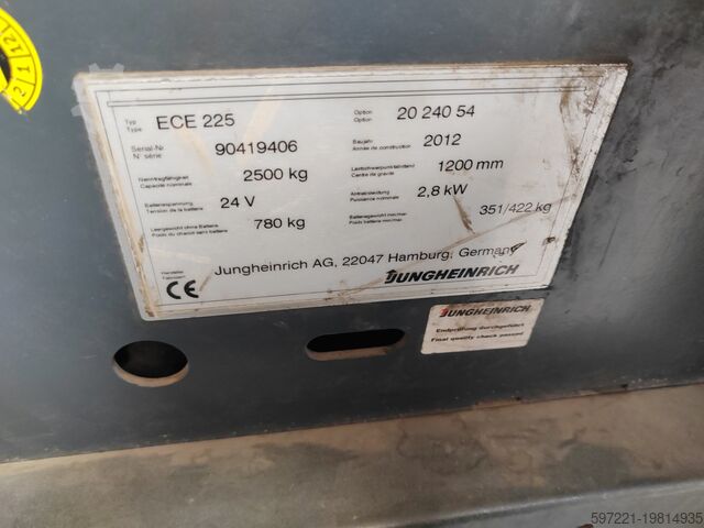 Horizontale Kommissionierer Jungheinrich ECE 225 ( 2400 mm )