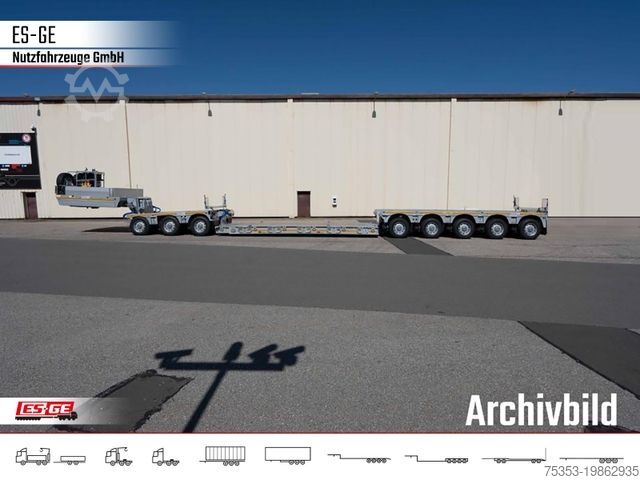 Нискорамно полуремарке FAYMONVILLE MAX Trailer 3+5 Tiefbett Kombination ATX