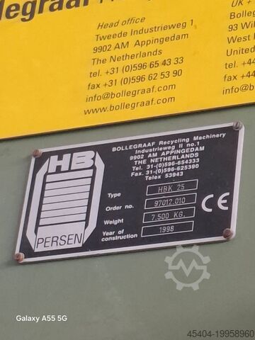 Besleme bantlı balya presi Bollegraaf HBK 25